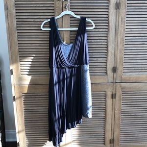 Free people blk comb dress NWT